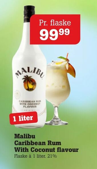 Poetzsch Padborg Malibu Caribbean Rum With Coconut flavour tilbud