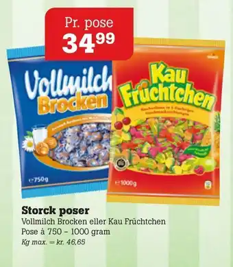 Poetzsch Padborg Storck poser tilbud