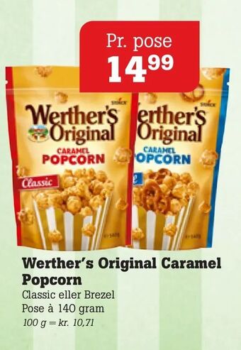 Poetzsch Padborg Werther's Original Caramel Popcorn tilbud