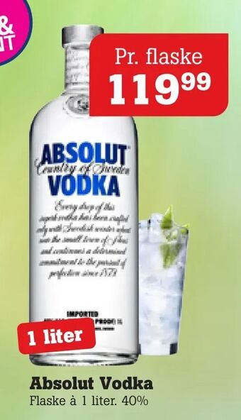 Poetzsch Padborg Absolut Vodka tilbud