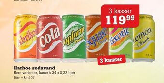 Poetzsch Padborg Harboe sodavand tilbud