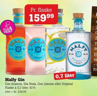 Poetzsch Padborg Malfy Gin tilbud