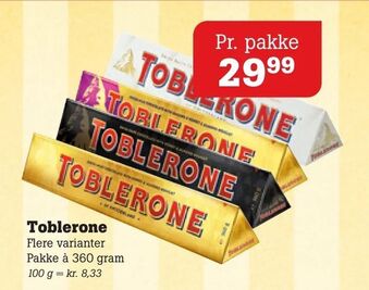 Poetzsch Padborg Toblerone tilbud