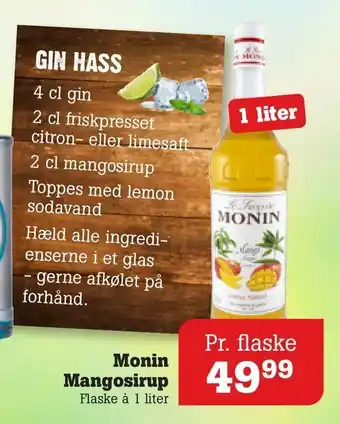 Poetzsch Padborg Monin Mangosirup tilbud