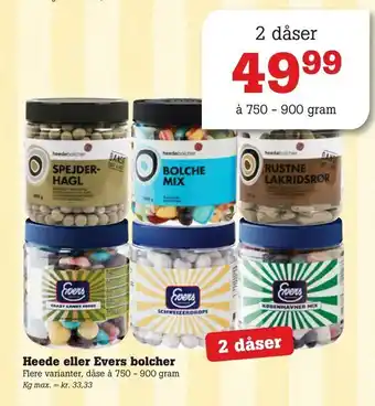 Poetzsch Padborg Heede eller Evers bolcher tilbud