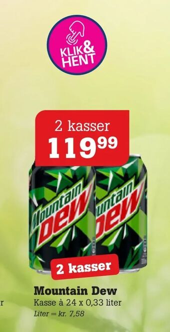 Poetzsch Padborg Mountain Dew tilbud