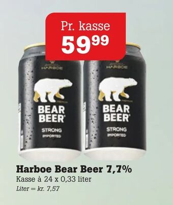 Poetzsch Padborg Harboe Bear Beer 7,7% tilbud