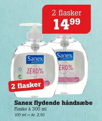 Sanex flydende håndsæbe