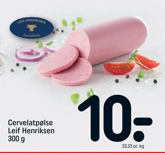 Cervelatpølse Leif Henriksen