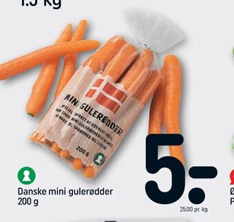REMA 1000 Danske mini gulerødder tilbud