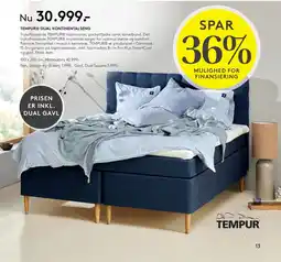 SENG TEMPUR DUAL KONTINENTALSENG tilbud