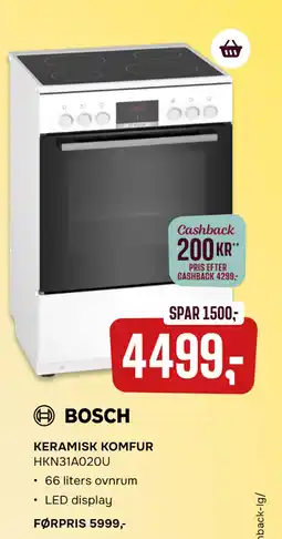 Skousen KERAMISK KOMFUR tilbud