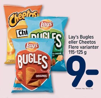 Lay's Bugles eller Cheetos