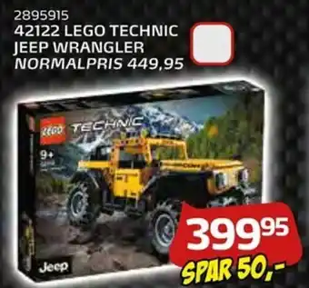 Legekæden Lego Technic Jeep Wrangler tilbud