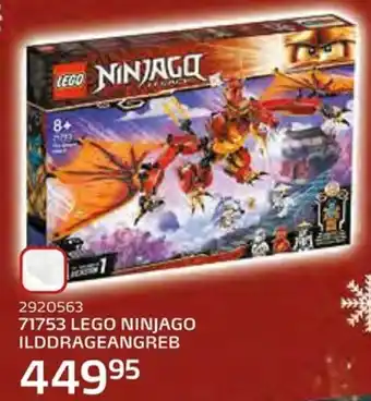 Legekæden Lego Ninjago Ilddrageangreb tilbud