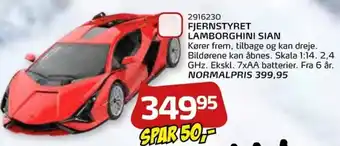 Legekæden Fjernstyret Lamborghini Sian tilbud
