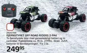 Legekæden Fjernstyret Off Road Riders 2-Pak tilbud