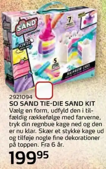 Legekæden So Sand Tie-Die Sand Kit tilbud