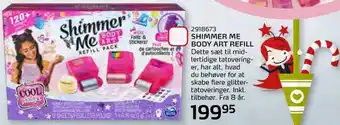 Legekæden Shimmer Me Body Art Refill tilbud