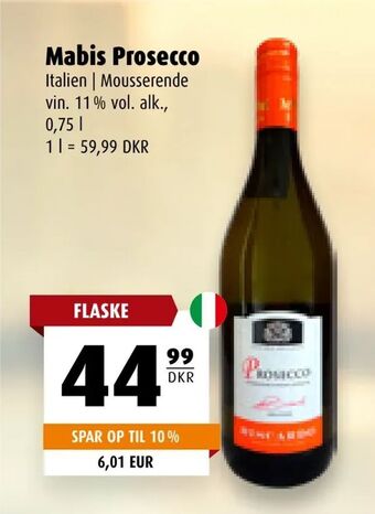 Scandinavian Park Mabis Prosecco tilbud