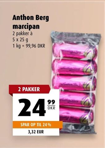 Scandinavian Park Anthon Berg marcipan tilbud