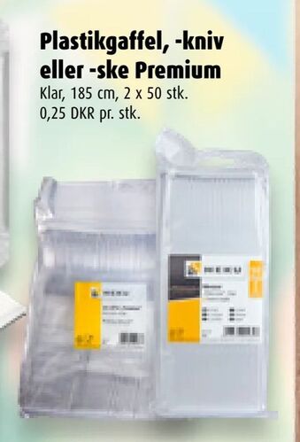 Scandinavian Park Plastikgaffel, -kniv eller -ske Premium tilbud