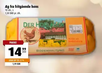 Scandinavian Park Æg fra fritgående høns tilbud