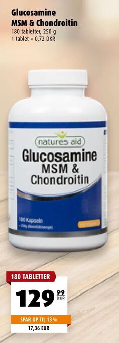 Scandinavian Park Glucosamine MSM & Chondroitin tilbud