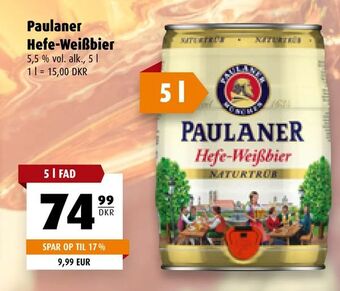 Scandinavian Park Paulaner Hefe-Weißbier tilbud