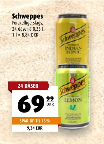 Scandinavian Park Schweppes tilbud