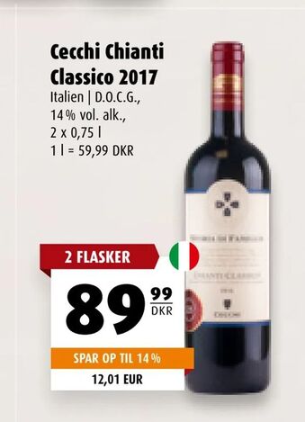 Scandinavian Park Cecchi Chianti Classico 2017 tilbud