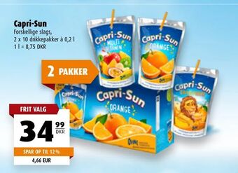 Scandinavian Park Capri-Sun tilbud