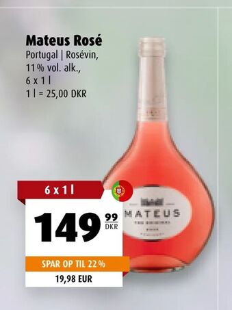 Scandinavian Park Mateus Rosé tilbud