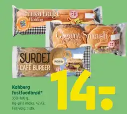Coop 365 Kohberg fastfoodbrød tilbud