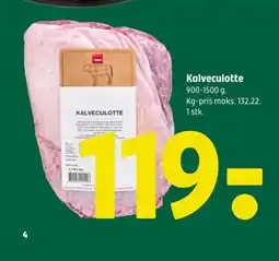 Coop 365 Kalveculotte tilbud