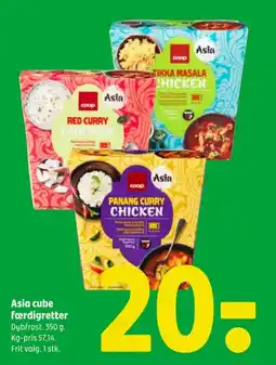 Coop 365 Asia cube færdigretter tilbud
