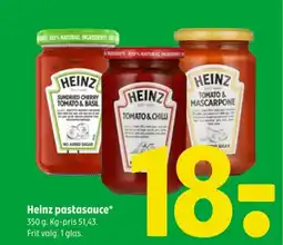 Coop 365 Heinz pastasauce tilbud