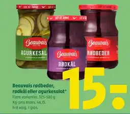 Coop 365 Beauvais rødbeder, rødkål eller agurkesalat tilbud
