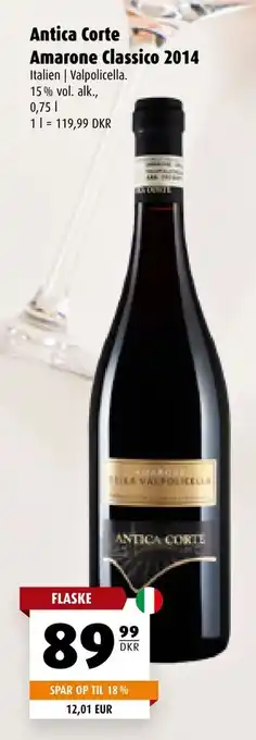 Scandinavian Park Antica Corte Amarone Classico 2014 tilbud