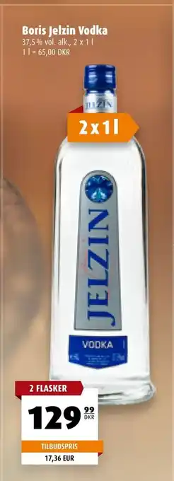 Scandinavian Park Boris Jelzin Vodka tilbud