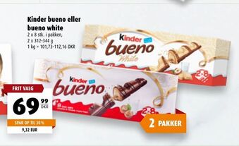 Scandinavian Park Kinder bueno eller bueno white tilbud