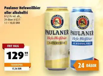Scandinavian Park Paulaner Hefeweißbier eller alkoholfri tilbud