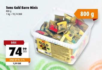 Scandinavian Park Toms Guld Barre Minis tilbud