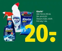 Coop 365 Klorin tilbud