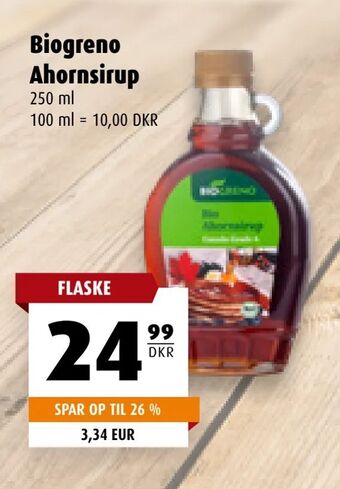 Biogreno Ahornsirup