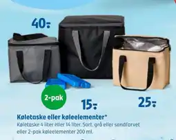 Køletaske eller køleelementer