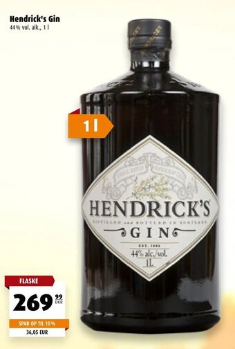 Scandinavian Park Hendrick's Gin tilbud