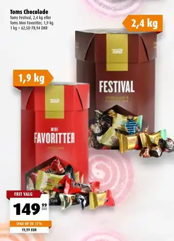 Scandinavian Park Toms Chocolade tilbud