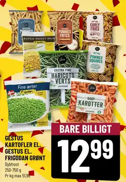 Løvbjerg GESTUS KARTOFLER EL. GESTUS EL. FRIGODAN GRØNT tilbud