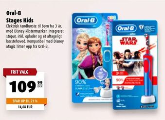 Scandinavian Park Oral-B Stages Kids tilbud
